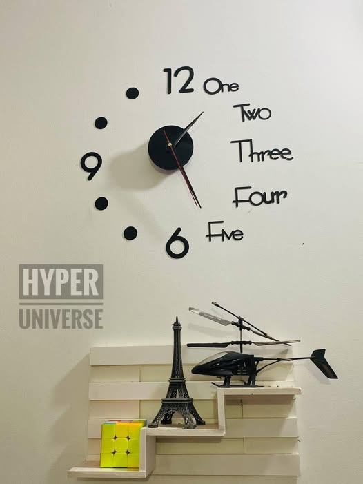 3D Wall Clock