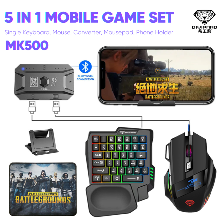 5 in 1 Gaming Keyboard and Mouse Combo